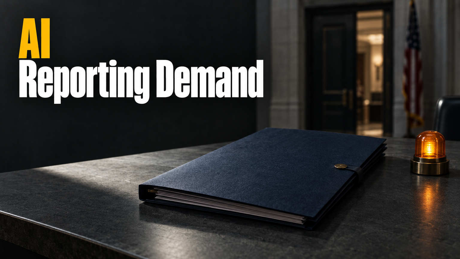 Conceptual illustration for White House AI Incident Reporting Demand: What Companies Must Know